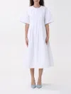 Add Dress  Woman Color White In White