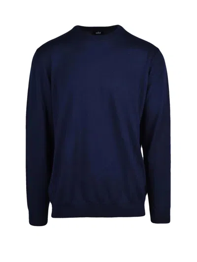 Add Extrafine Merino Wool Crewneck Pullover In Blue