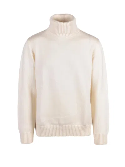 Add Extrafine Merino Wool Turtleneck Sweater In Neutral