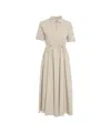 Shop Add Flared Midi Dress With Drawstring Waist