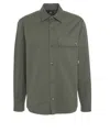 Add Gabardine Overshirt With Loose Fit
