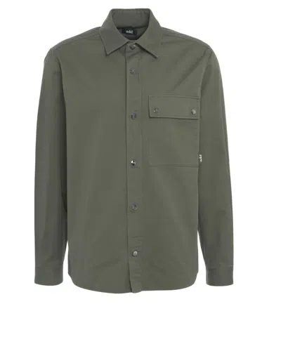 Add Gabardine Overshirt With Loose Fit