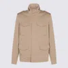Add Field Jacket Garment Washed In Brown