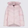 Add Chevron-quilted Puffer Jacket In Pink