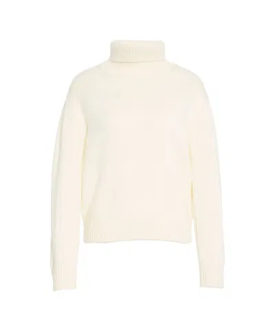 Add High-neck Merino Wool Sweater With Ribbed Details In Multi