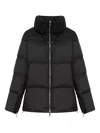 Add High-neck Zip Jacket In Black