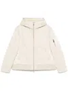 Add Hooded Bomber Jacket In Neutrals