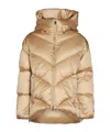 Add Hooded Down Jacket In Nude