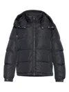 Add Hooded Ped Jacket In Black