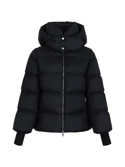 Add Hooded Ped Jacket In Black