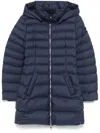 Add Hooded Puffer Coat In Blau