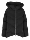 Add Hoodie Down Jacket In Black