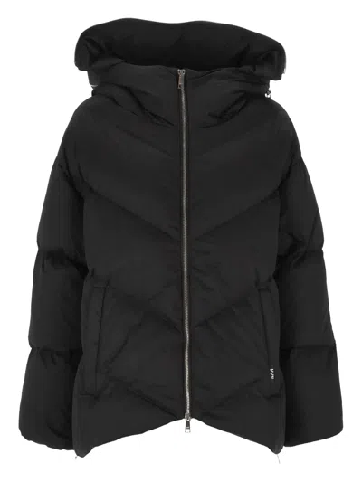 Add Hoodie Down Jacket Clothing In Black