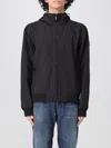 Add Hooded Black Jacket In Black