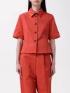 Add Jacket  Woman Color Orange In Orange