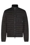 Add Quilted Black Jacket With High Collar In Black