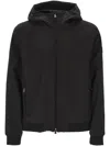 Add Hooded Black Jacket In Black