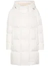 Add Hooded Down Coat In Rice