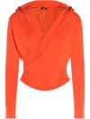 Add Orange Cotton Knitwear In Yellow