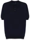 Add Short Sleeve Polo In Blue