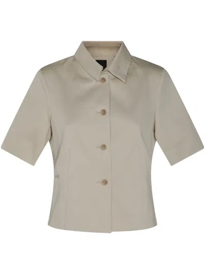 Add Logo-embroidered Jacket In Neutrals