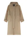 ADD LONG BEIGE PARKA