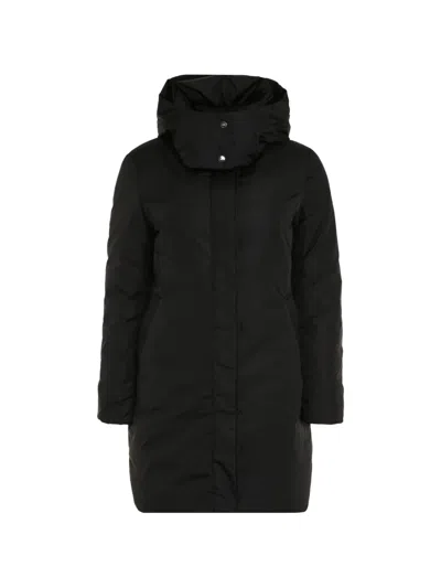 Add Long Sleeved Hooded Jacket In Black
