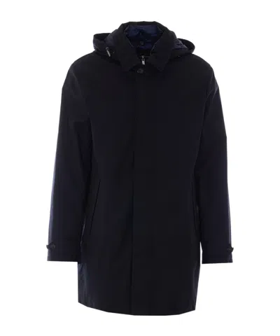 Add Long-sleeved Down Jacket In Black