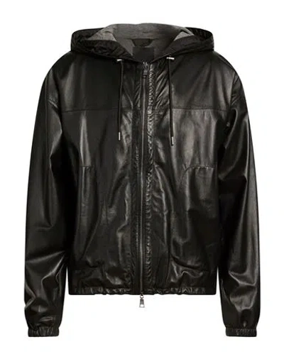 Add Man Jacket Black Size 44 Ovine Leather