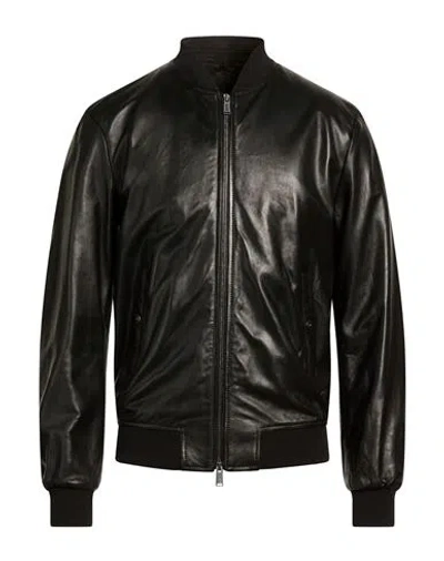 Add Man Jacket Black Size 46 Ovine Leather