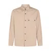 Add Modern Cotton Shirt With Classic Collar In Pink