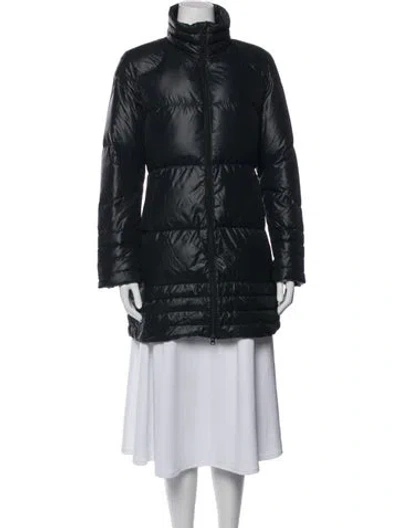Pre-owned Add Nylon Down Coat In Black