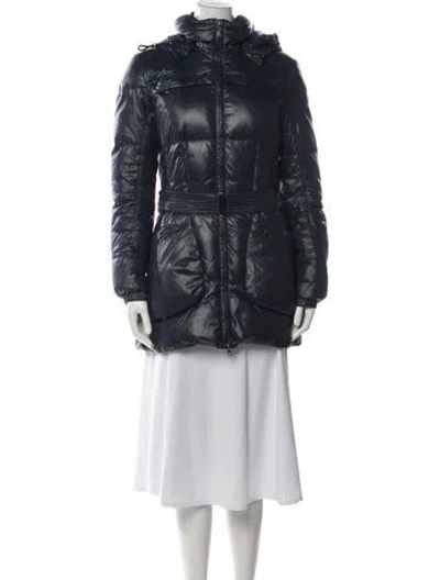 Pre-owned Add Nylon Down Coat In Blue