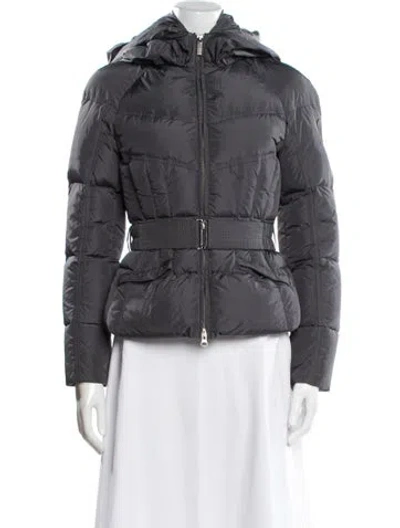 Pre-owned Add Nylon Down Jacket In Black