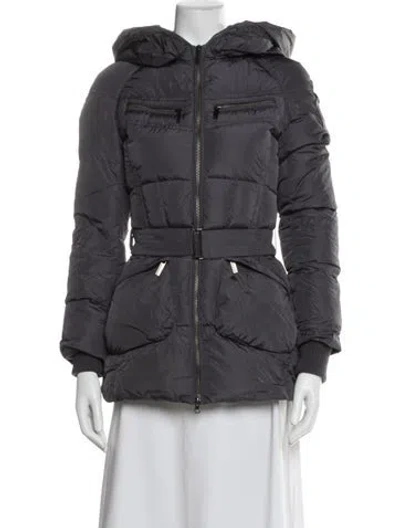 Pre-owned Add Nylon Down Jacket In Black
