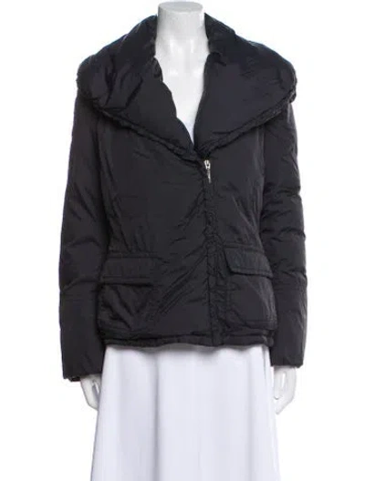 Pre-owned Add Nylon Down Jacket In Gray