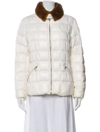 Pre-owned Add Nylon Puffer Jacket In Gray