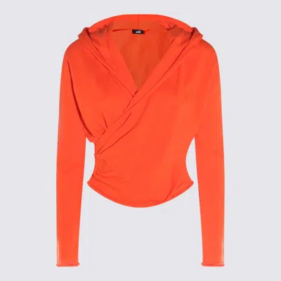 Add Orange Cotton Knitwear In Climber Orange