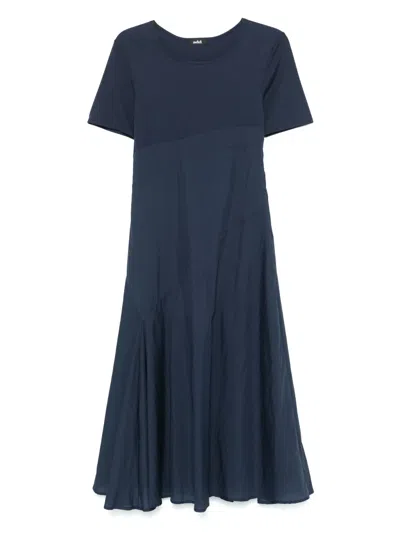 Add Panelled Maxi Dress In Blue