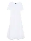 Add Panelled Maxi Dress In White