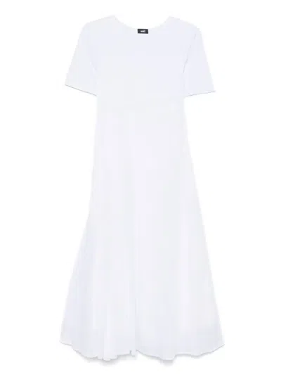 Add Panelled Maxi Dress In White