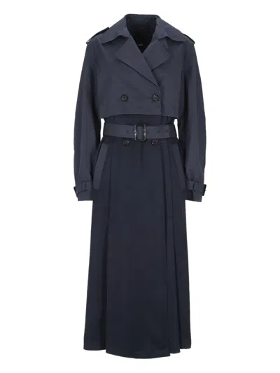 Add Panelled Trench Coat