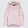 Add Chevron-quilted Puffer Jacket In Neutral