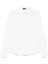 Add Piqué-weave Shirt In White