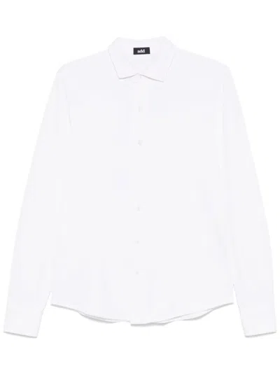 Add Piqué-weave Shirt In White