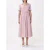 Add Multicolor Polyester Casual Dress In Pink