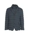 Add Quilted Blazer-style Jacket In Blue