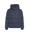 Add Quilted Down Jacket In Blue