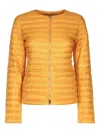 Add Quilted Jacket In Orange