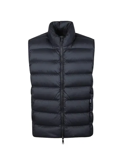 Add Quilted Ped Gilet In Black